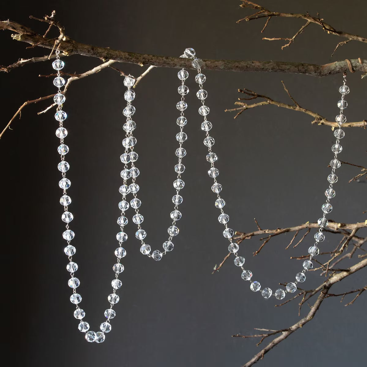 Faceted Crystal Garland