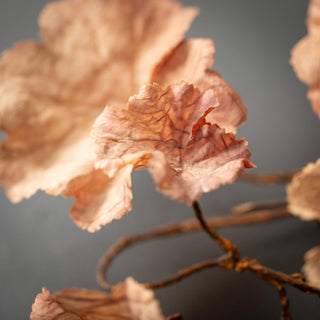 33" Geranium Leaf Stem - Brown