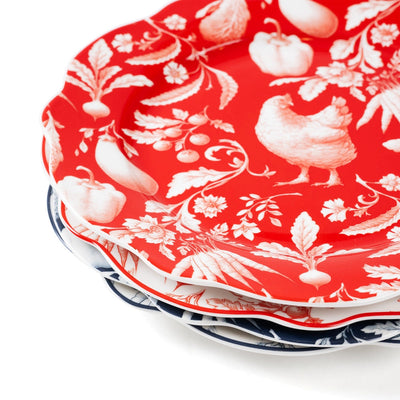Set of 4 Gertrude Dessert Plates
