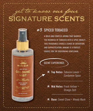 Cologne Mist - Spiced Tobacco