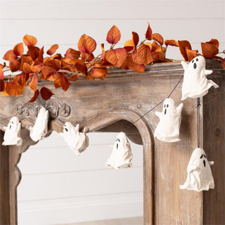 72" Fabric Ghost Garland