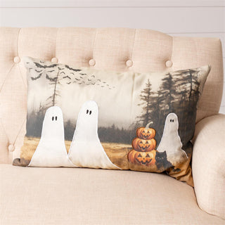 24" Haunted Landscape Lumbar Pillow