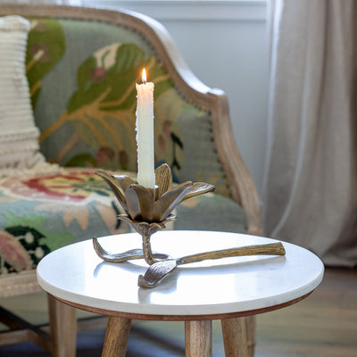 The Gilded Lily Candle Holder
