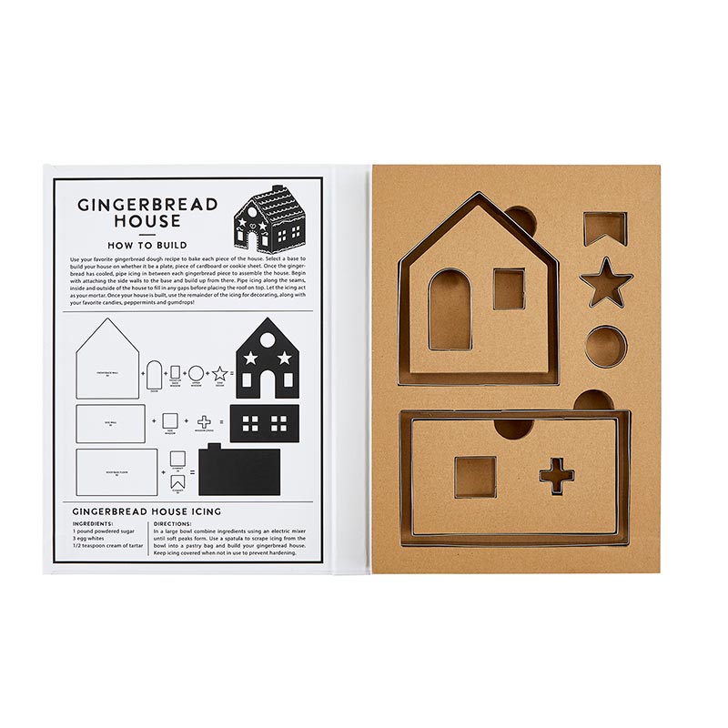 Gingerbread House Cookie Cutter Set in Box