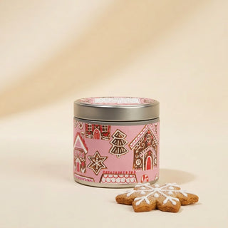 Greenleaf Gingerbread Tin Candle
