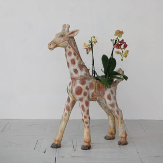 Magnesia Vintage Reproduction Carousel Giraffe Planter