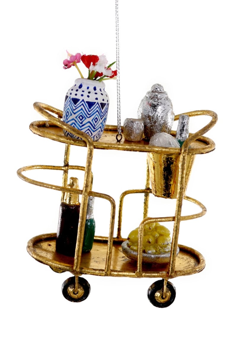 Cody Foster Glam Bar Cart Ornament