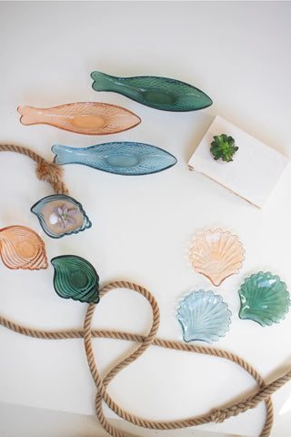 12" Glass Fish Bowl - Choose Color