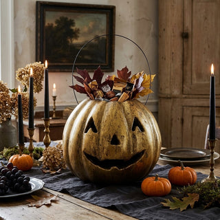 Cody Foster Gold Jack-O-Lantern