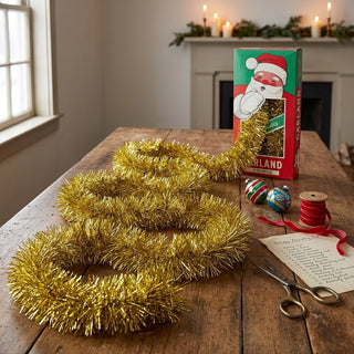 Retro Boxed Garland - Gold