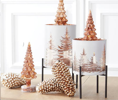 The Golden Glass Pinecone Ornament