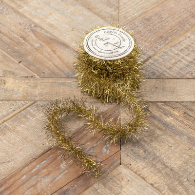 72" Gold Tinsel Garland Spool