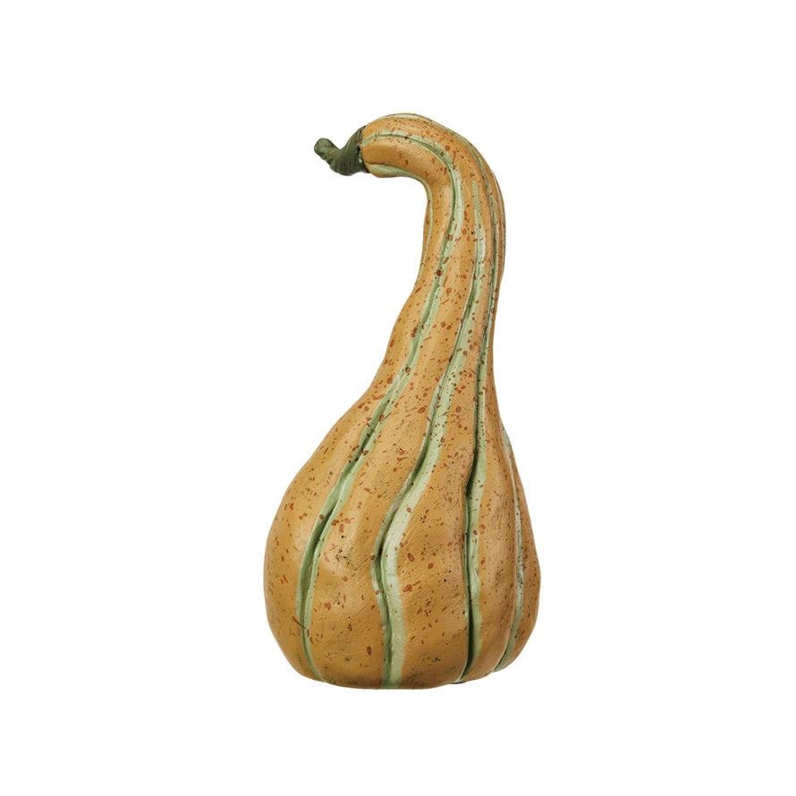 Resin Orange and Green Gourd