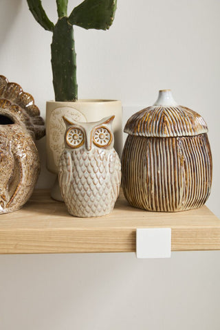 Great Grey Owl Budvase