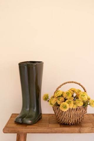 Ceramic Wellies Boots Vase