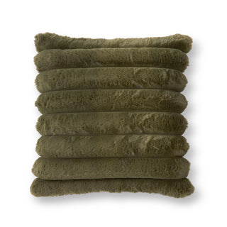 Green Vegan Fur Pillow