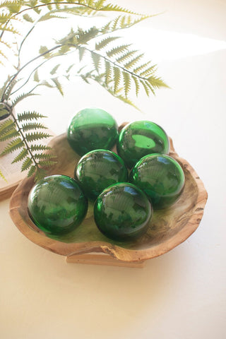 Recycled Glass Ball - Choose Color