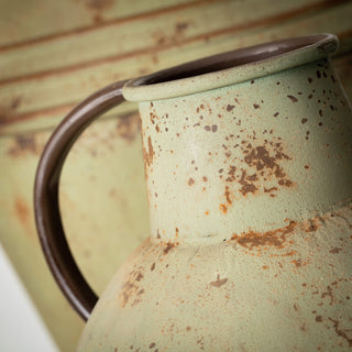 Set of 2 Oversized Patina Jugs