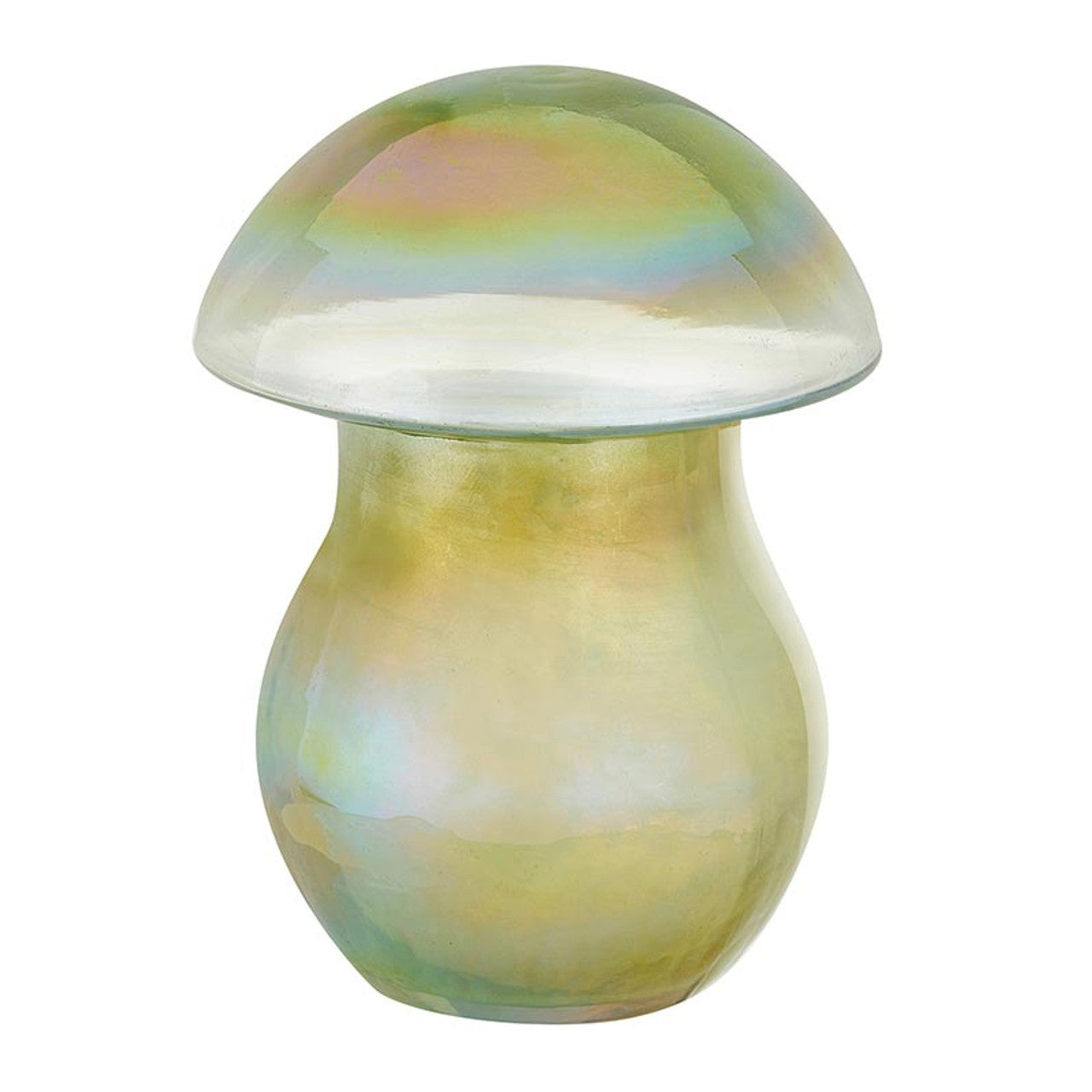 Light Green Woodland Mushroom Candle - Pistachio Macaron Scent