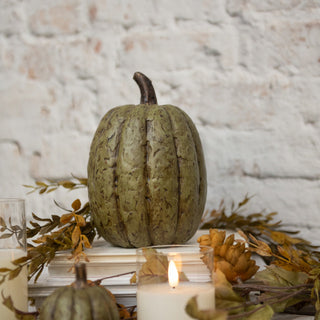 Olive Green Tall Pumpkin