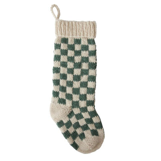 The Damier Stocking - Green
