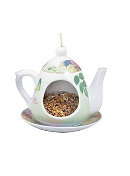 Pretty Teapot Bird Feeder - Choose Your Favorite Color