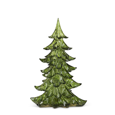 14.5" Translucent Lighted Tabletop Forest Tree