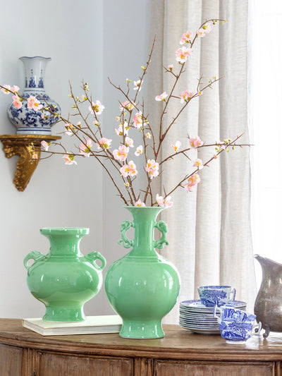 The Celadon Glaze Porcelain Estate Vase