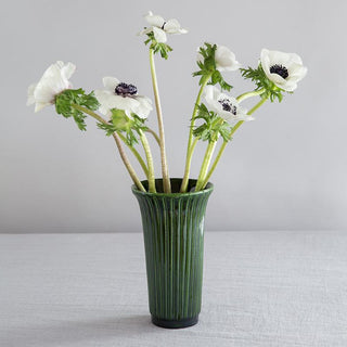 Bergs Potter Daisy Emerald Green Glazed Vase