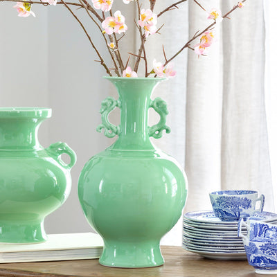 The Celadon Glaze Porcelain Estate Vase