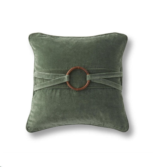 20" Green Velvet Accent Pillow - More Coming Soon