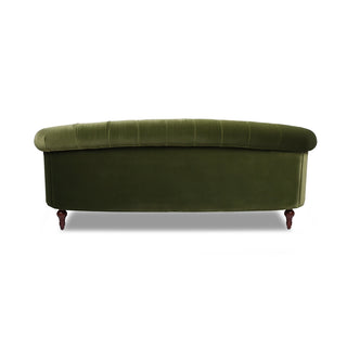 Green Velvet Chesterfield Sofa