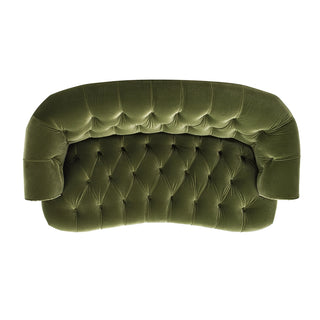 Green Velvet Chesterfield Sofa