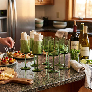 Verdant Wine Glass