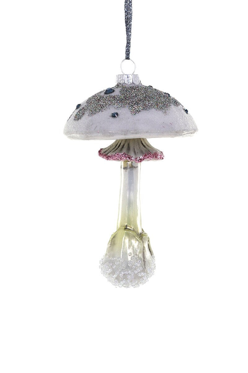 Cody Foster Frostfield Mushroom Ornament - Grey