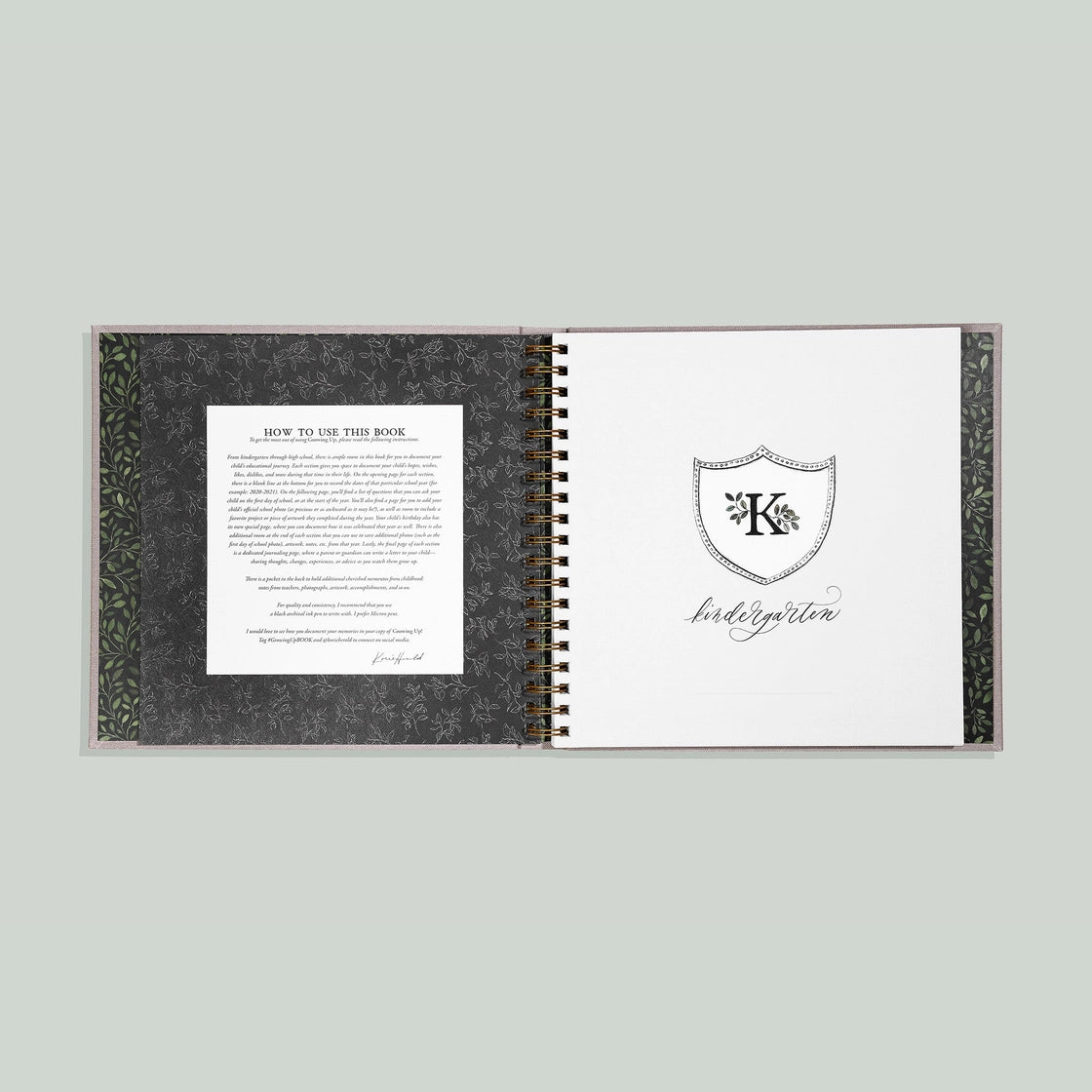 Growing Up: A Modern Memory Book For the School Years
