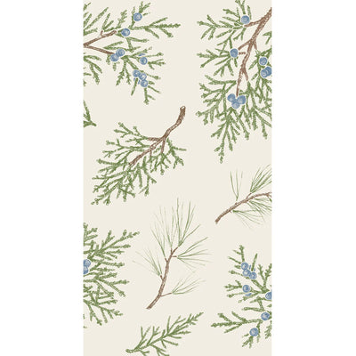 Juniper Sprig Napkins - Choose from Cocktail or Guest Size