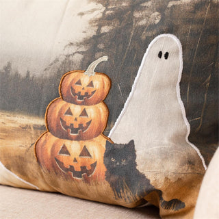 24" Haunted Landscape Lumbar Pillow