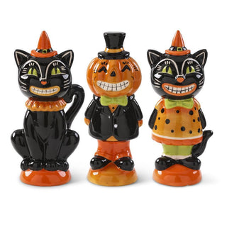 Retro-Inspired Halloween Ceramic Figure