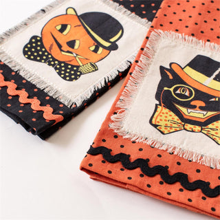 Retro Spooky Tea Towels - Choose Style