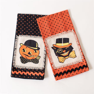 Retro Spooky Tea Towels - Choose Style