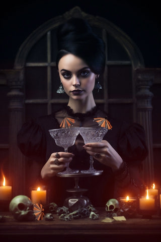 Haunted Spirits Halloween Colors Cocktail Umbrellas - Package of 15