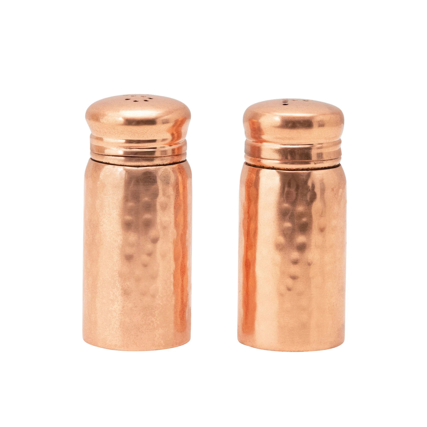 Copper Finished Salt and Pepper Shakers