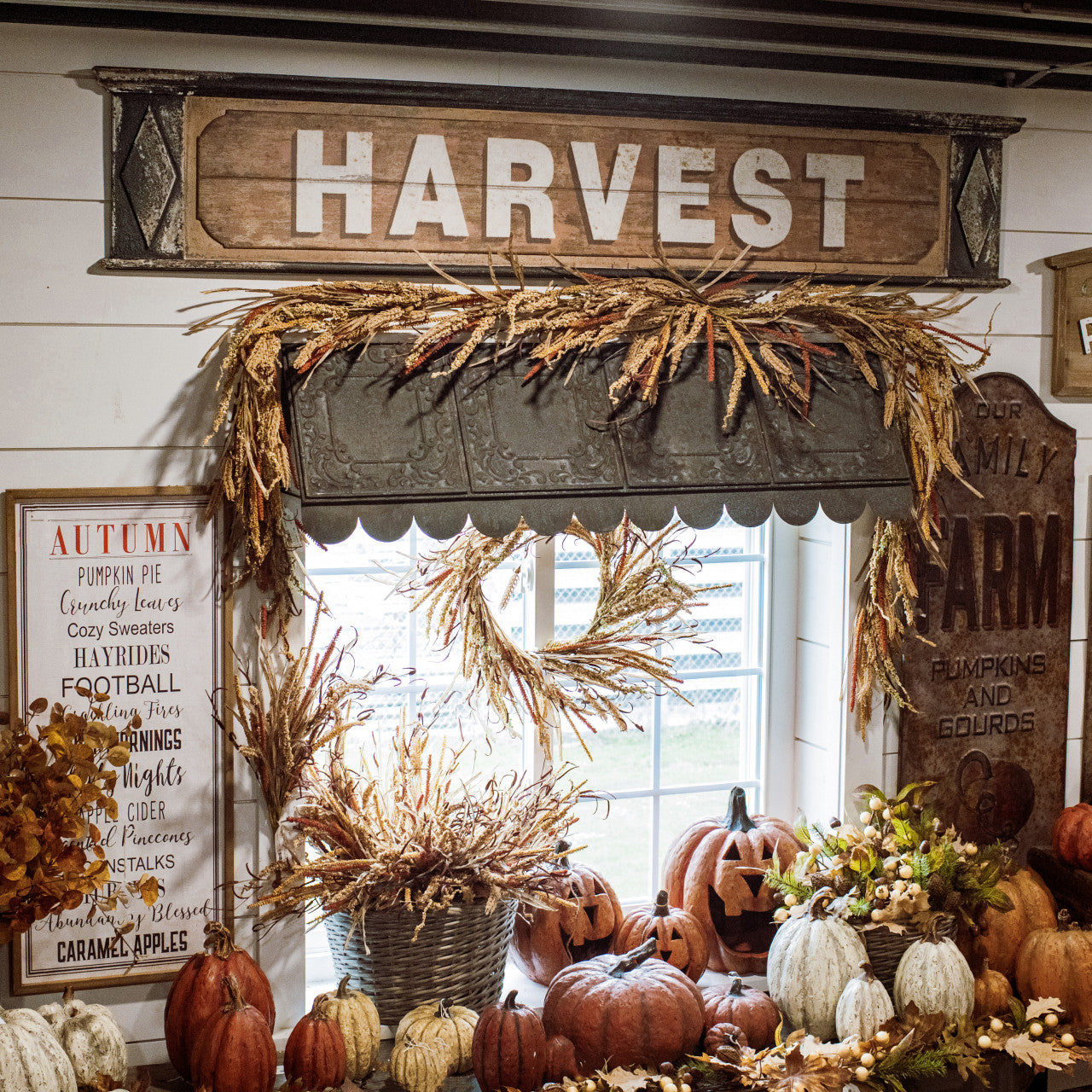 76" Harvest Sign