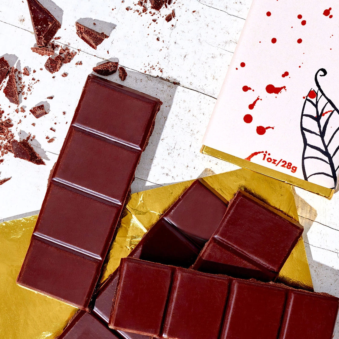 Fine and Raw Chocolate Bar - Valentines 2025 Sea Salt Chocolate Bar - 100% Organic (Copy)