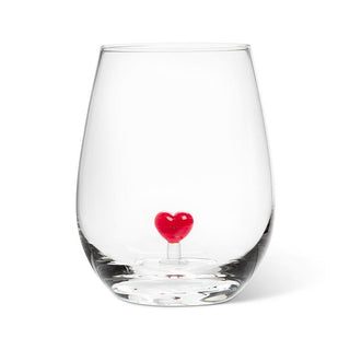 Heart Icon Stemless 20oz Wine Glass