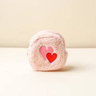 Teddy Circle Pouch - Heart