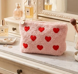 Hearts Teddy Pouch