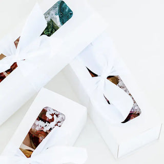 Box of Hand Blown Glass Hearts Gift Set