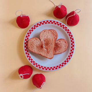 Heart Shaped Toast Candle - Bakery Scent